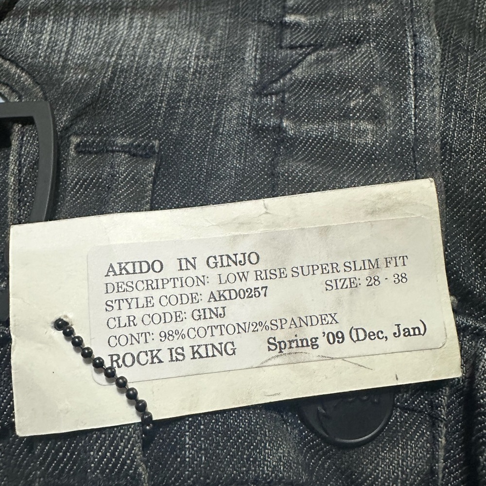 New Very Rare Rock & Republic Rock King Sample Jeans Sz 32 - Picture 3 of 4